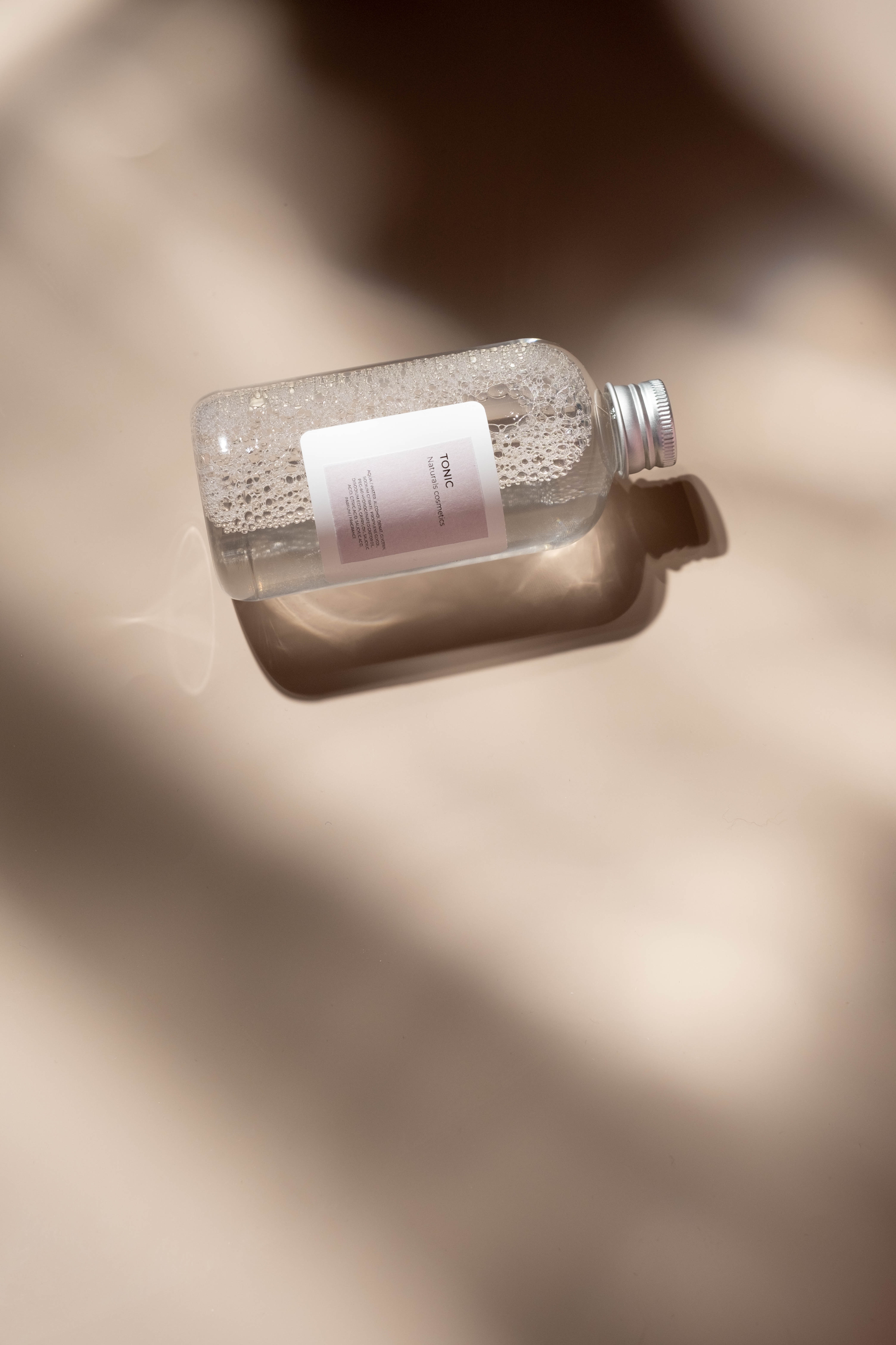 bottle of tonic skincare